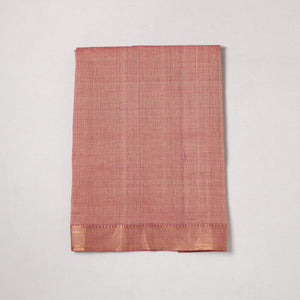 Mangalagiri Handloom Cotton Zari Border Precut Fabric (1 meter) 13