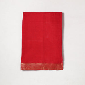 Mangalagiri Handloom Cotton Zari Border Precut Fabric (1 meter) 28
