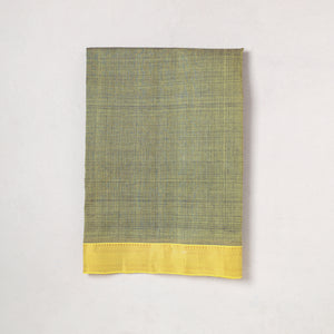Mangalagiri Handloom Cotton Zari Border Precut Fabric (1.7 meter) 32