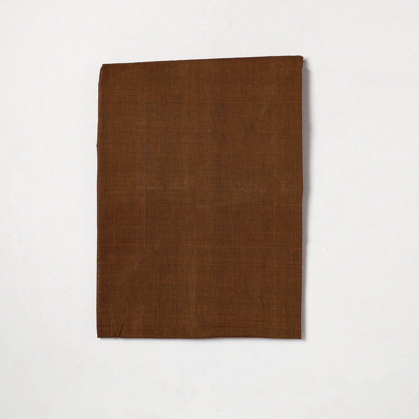 Brown - Mangalagiri Handloom Cotton Precut Fabric 41