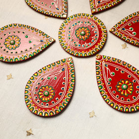 Flower - traditional hand painted beadwork decor rangoli 02