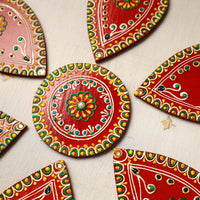 Flower - Traditional Hand Painted Beadwork Decor Rangoli 02