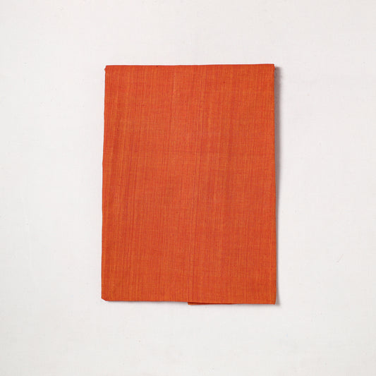 Orange - Mangalagiri Handloom Cotton Precut Fabric (1.2 meter) 49