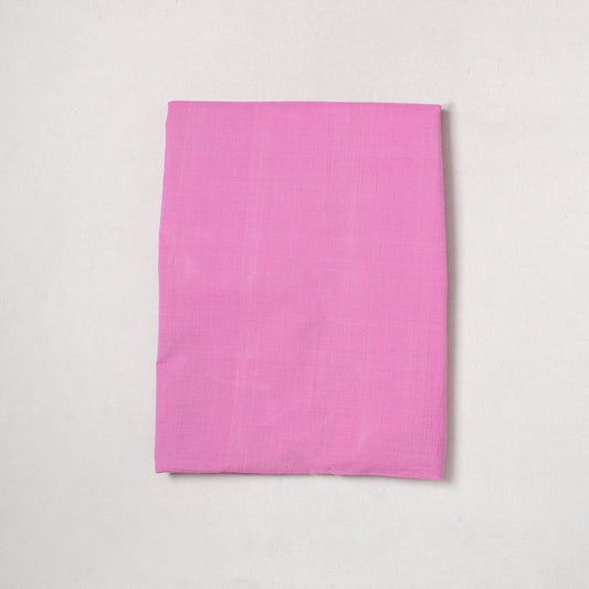 Pink - Mangalagiri Handloom Cotton Precut Fabric (1.7 meter) 56