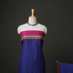 Dharwad Cotton Plain Thread Border Unstitched Dress Material: Kurta, Bottom & Dupatta 20