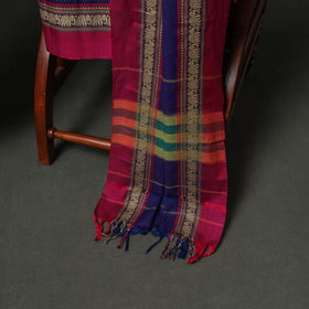 Dharwad Cotton Plain Thread Border Unstitched Dress Material: Kurta, Bottom & Dupatta 20