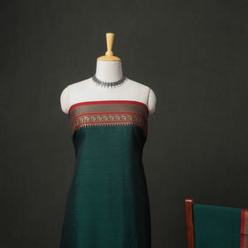 Dharwad Cotton Plain Thread Border Unstitched Dress Material: Kurta, Bottom & Dupatta 15
