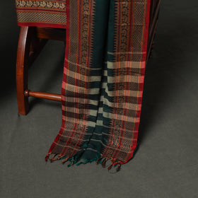 Dharwad Cotton Plain Thread Border Unstitched Dress Material: Kurta, Bottom & Dupatta 15