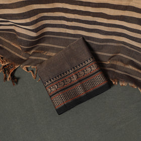 Dharwad Cotton Plain Thread Border Unstitched Dress Material: Kurta, Bottom & Dupatta 16
