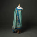 Dharwad Cotton Plain Thread Border Unstitched Dress Material: Kurta, Bottom & Dupatta 18