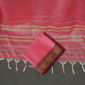 Dharwad Cotton Plain Thread Border Unstitched Dress Material: Kurta, Bottom & Dupatta 21