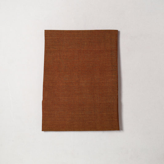 Brown - Mangalagiri Handloom Cotton Precut Fabric (1 meter) 77