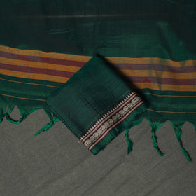 Dharwad Cotton Plain Thread Border Unstitched Dress Material: Kurta, Bottom & Dupatta 24