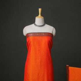 Dharwad Cotton Plain Thread Border Unstitched Dress Material: Kurta, Bottom & Dupatta 25