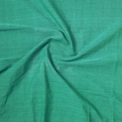 Green - Mangalagiri Handloom Cotton Precut Fabric (1.5 meter) 83