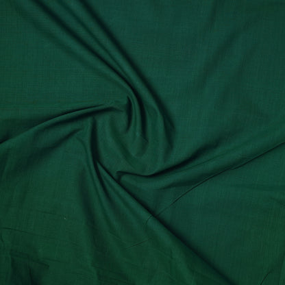 Green - Mangalagiri Handloom Cotton Precut Fabric (2.3 meter) 85