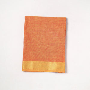 Orange - Mangalagiri Handloom Cotton Precut Fabric (1.2 meter) 90
