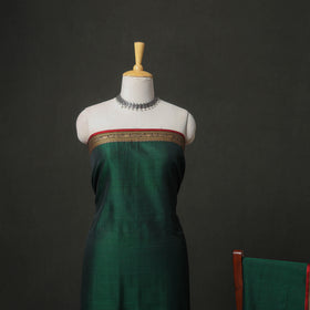 Dharwad Cotton Plain Thread Border Unstitched Dress Material: Kurta, Bottom & Dupatta 28
