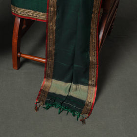 Dharwad Cotton Plain Thread Border Unstitched Dress Material: Kurta, Bottom & Dupatta 28