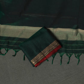 Dharwad Cotton Plain Thread Border Unstitched Dress Material: Kurta, Bottom & Dupatta 28
