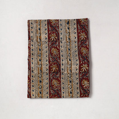Multicolor - Kalamkari Block Printed Cotton Precut Fabric (0.75 meter) 06
