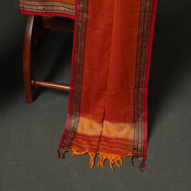 Dharwad Cotton Plain Thread Border Unstitched Dress Material: Kurta, Bottom & Dupatta 32
