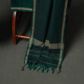Dharwad Cotton Plain Thread Border Unstitched Dress Material: Kurta, Bottom & Dupatta 37