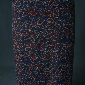 Ajrakh Block Print Natural Dyed Cotton Unstitched Dress Material: Kurta with Dupatta 03