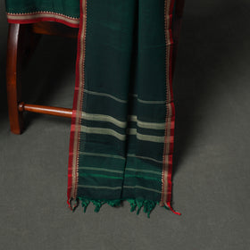 Dharwad Cotton Plain Thread Border Unstitched Dress Material: Kurta, Bottom & Dupatta 38