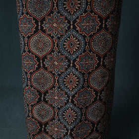 Ajrakh Block Print Natural Dyed Cotton Unstitched Dress Material: Kurta with Dupatta 06