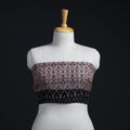 Beige - woollen bagh blouse piece 38 - handcrafted