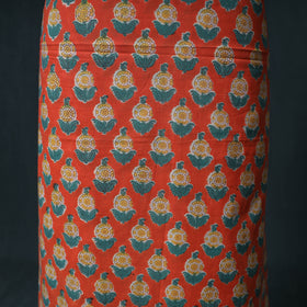 Sanganeri Block Print Cotton Unstitched Dress Material: Kurta with Dupatta 10