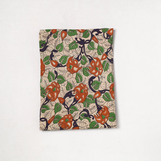 Multicolor - Kalamkari Printed Cotton Precut Fabric (1 meter) 45