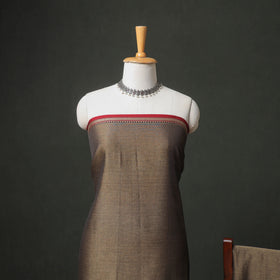 Dharwad Cotton Plain Thread Border Unstitched Dress Material: Kurta, Bottom & Dupatta 43