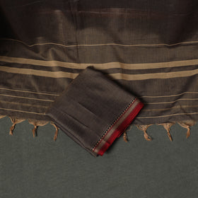 Dharwad Cotton Plain Thread Border Unstitched Dress Material: Kurta, Bottom & Dupatta 43
