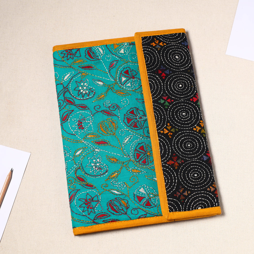 Handcrafted Bengal Kantha Work File Folder 10