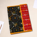 Black Handcrafted Bengal Kantha Work File Folder