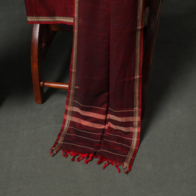 Dharwad Cotton Plain Thread Border Unstitched Dress Material: Kurta, Bottom & Dupatta 47