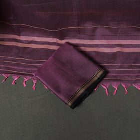 Dharwad Cotton Plain Thread Border Unstitched Dress Material: Kurta, Bottom & Dupatta 48