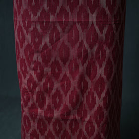 Pochampally Ikat Cotton Unstitched Dress Material: Kurta with Dupatta 21