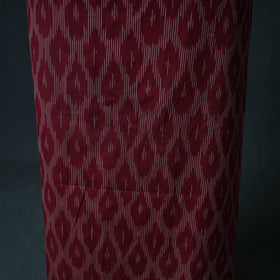 Pochampally Ikat Cotton Unstitched Dress Material: Kurta with Dupatta 22