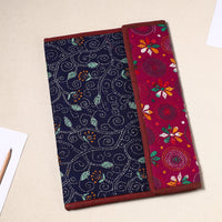 Handcrafted Bengal Kantha Work File Folder 34