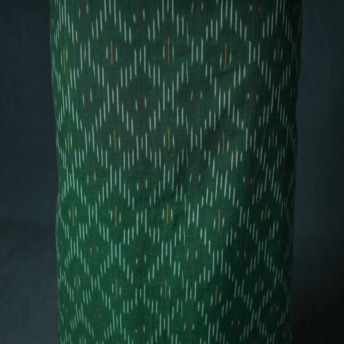 Pochampally Ikat Cotton Unstitched Dress Material: Kurta with Dupatta 23