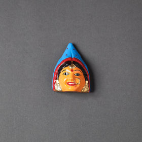  Handpainted Terracotta Face Magnet Online in India  
