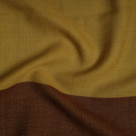 Yellow - woollen plain blouse piece 01 - handcrafted