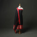 Dharwad Cotton Plain Thread Border Unstitched Dress Material: Kurta, Bottom & Dupatta 57