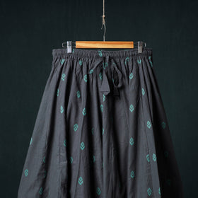 Jacquard 24 Kali Cotton Long Skirt with Patchwork Border 02