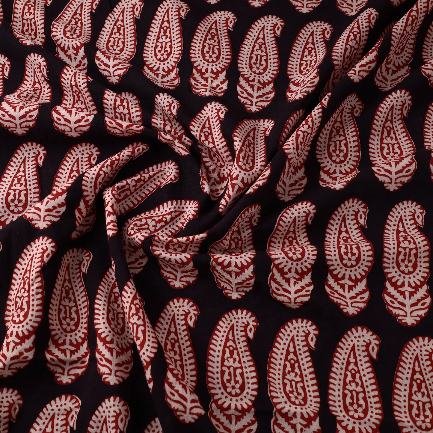 Multicolor - Bagh Block Printed Cotton Fabric 03