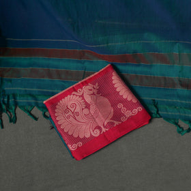 Dharwad Cotton Plain Thread Border Unstitched Dress Material: Kurta, Bottom & Dupatta 58