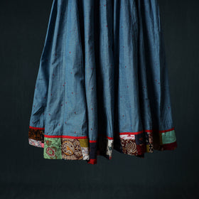 Jacquard 24 Kali Cotton Long Skirt with Patchwork Border 03